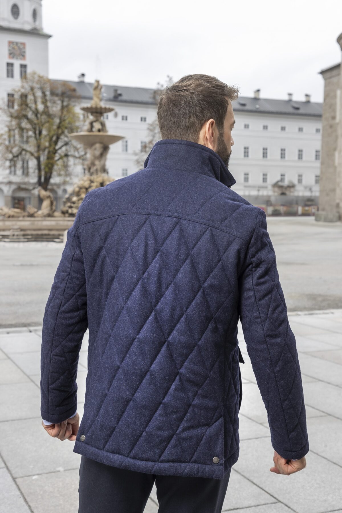 Steppjacke Marine – Bild 2