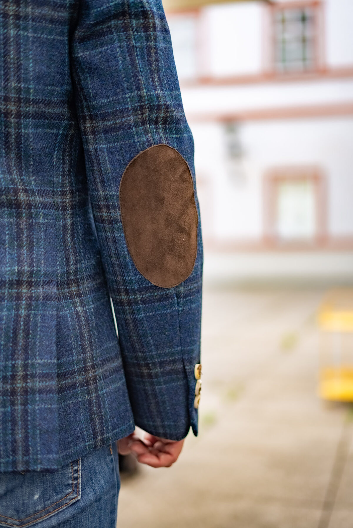 Herrenjacke Loden Karo – Bild 4