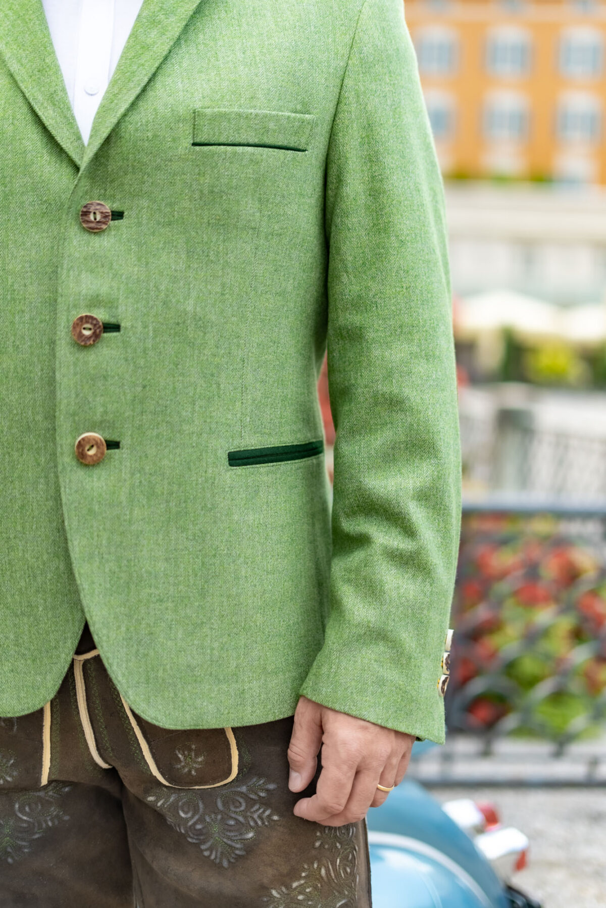 Herrenjacke grün – Bild 2