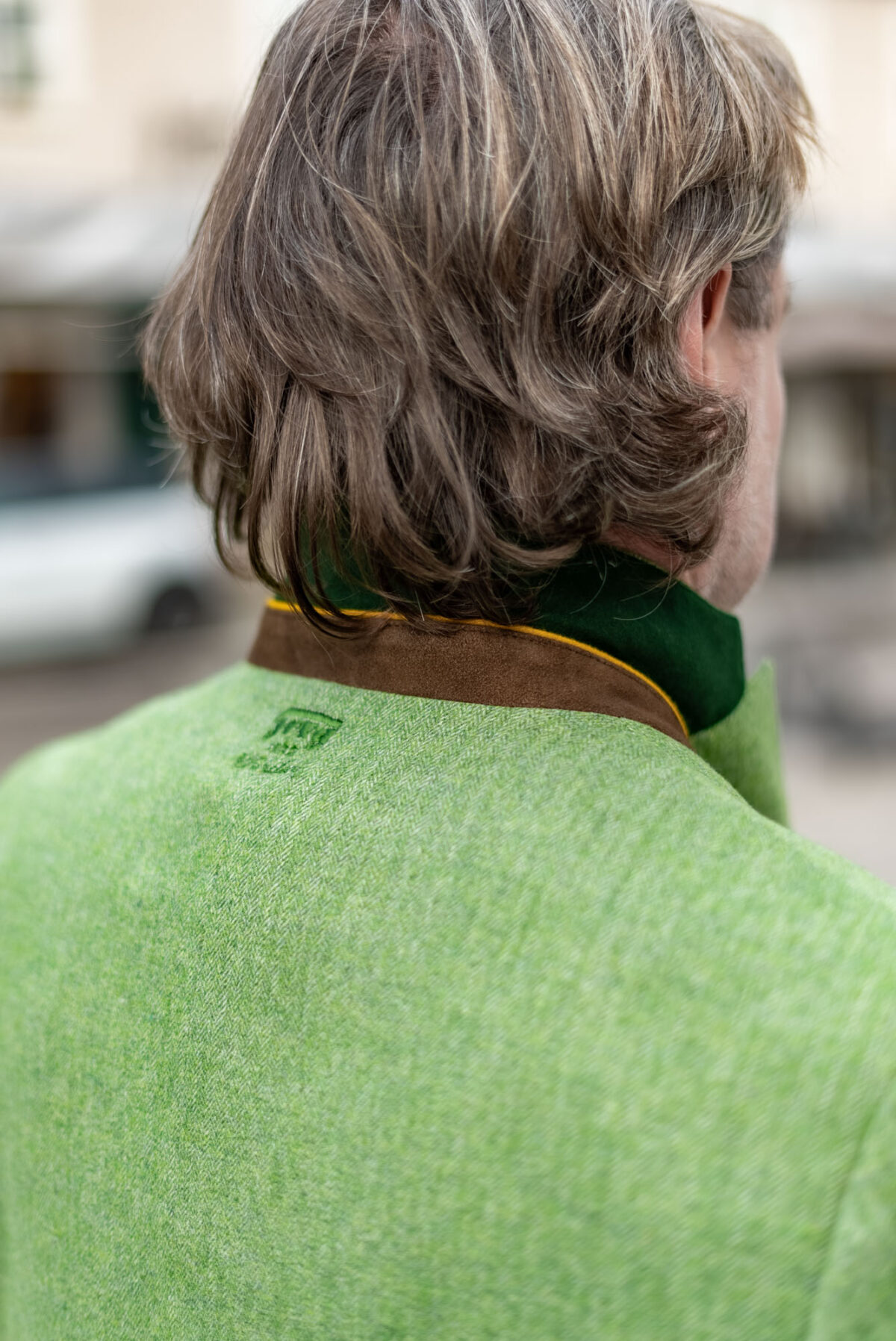 Herrenjacke grün – Bild 4