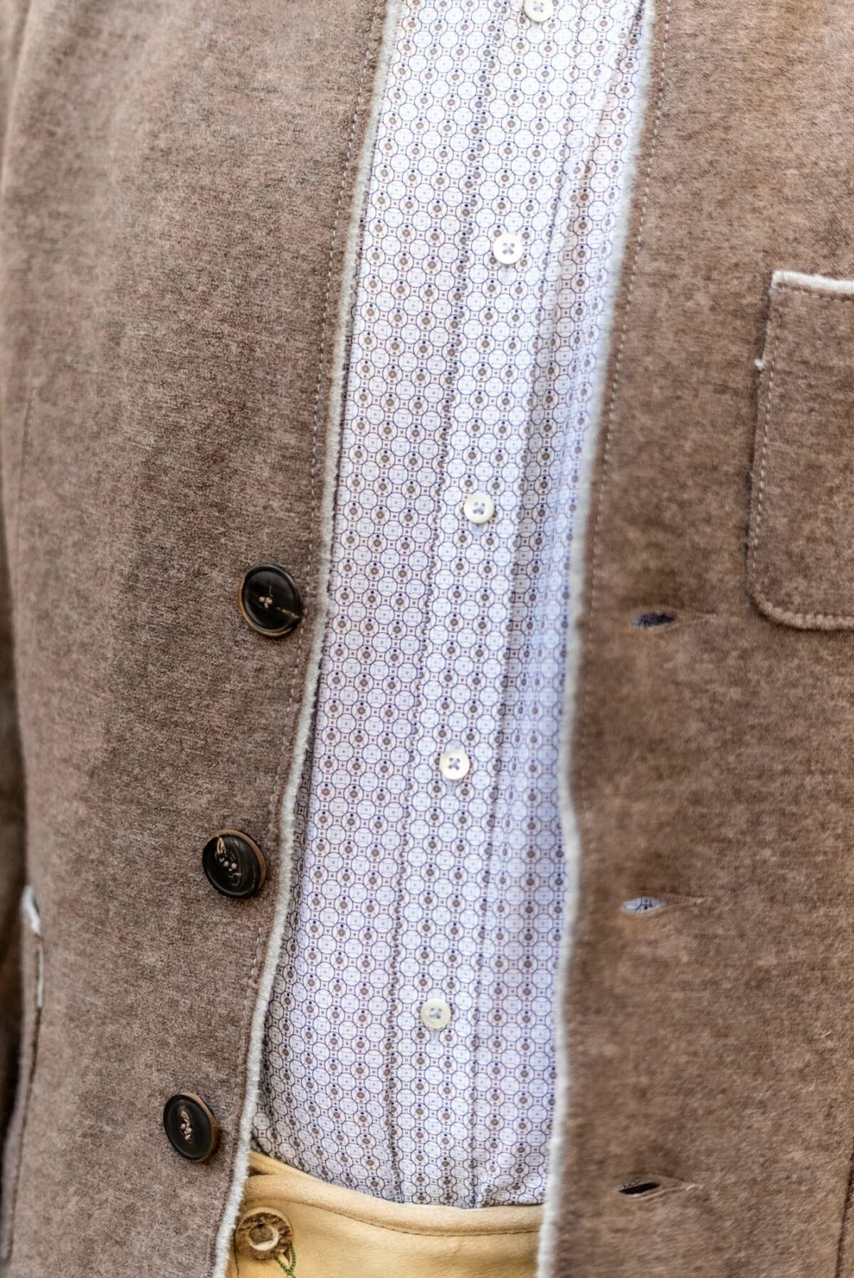 Walksakko mit Leder Besatz und Patches – Bild 6