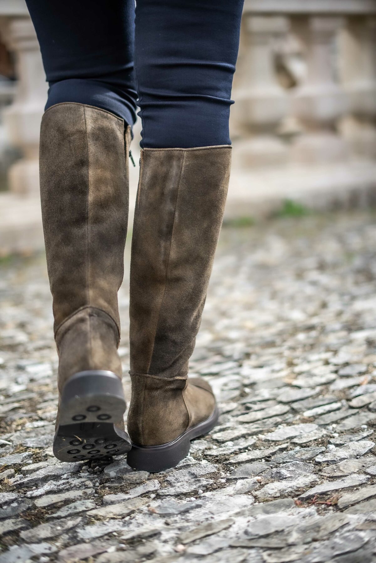 Damenstiefel aus Antikbockleder – Bild 3
