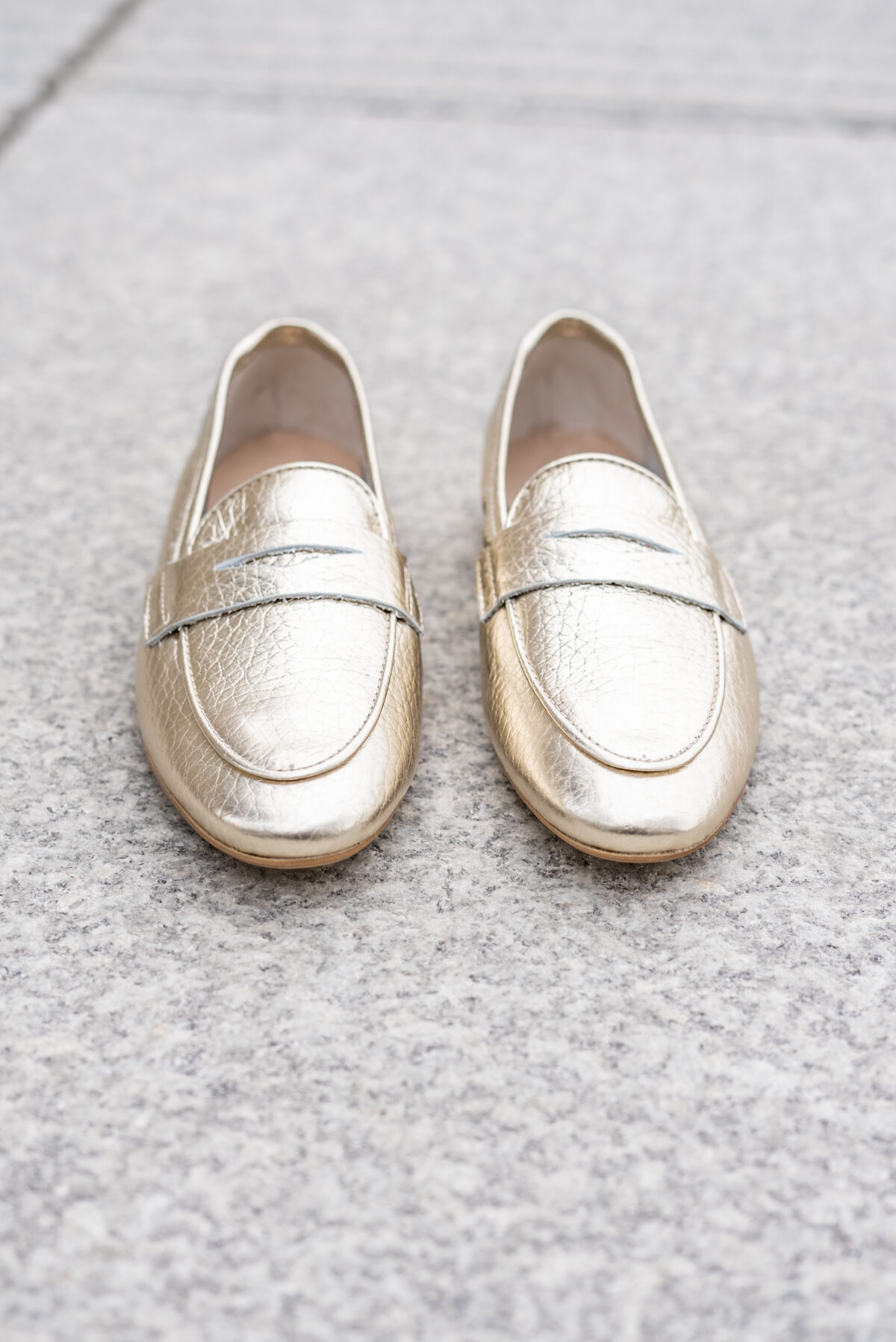 Damenschuh gold – Bild 2