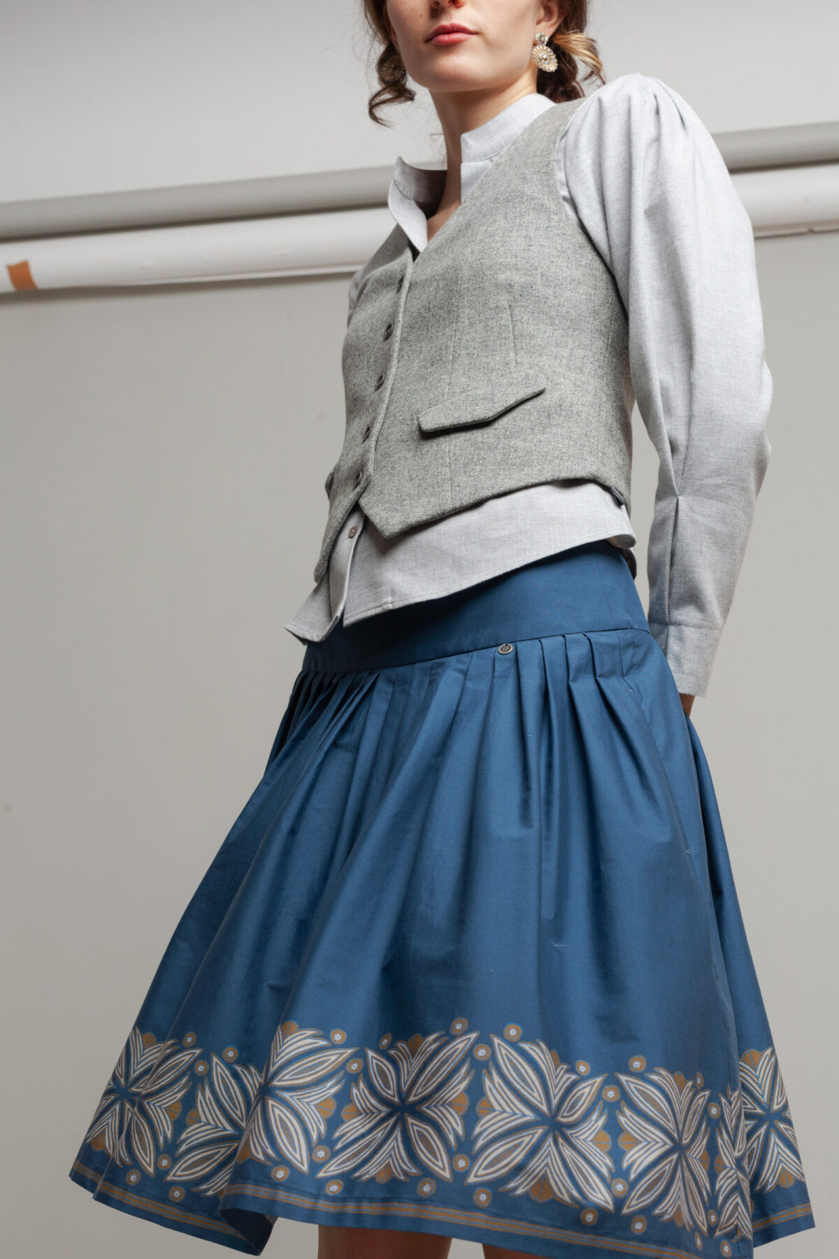 Damenrock Kalo blau