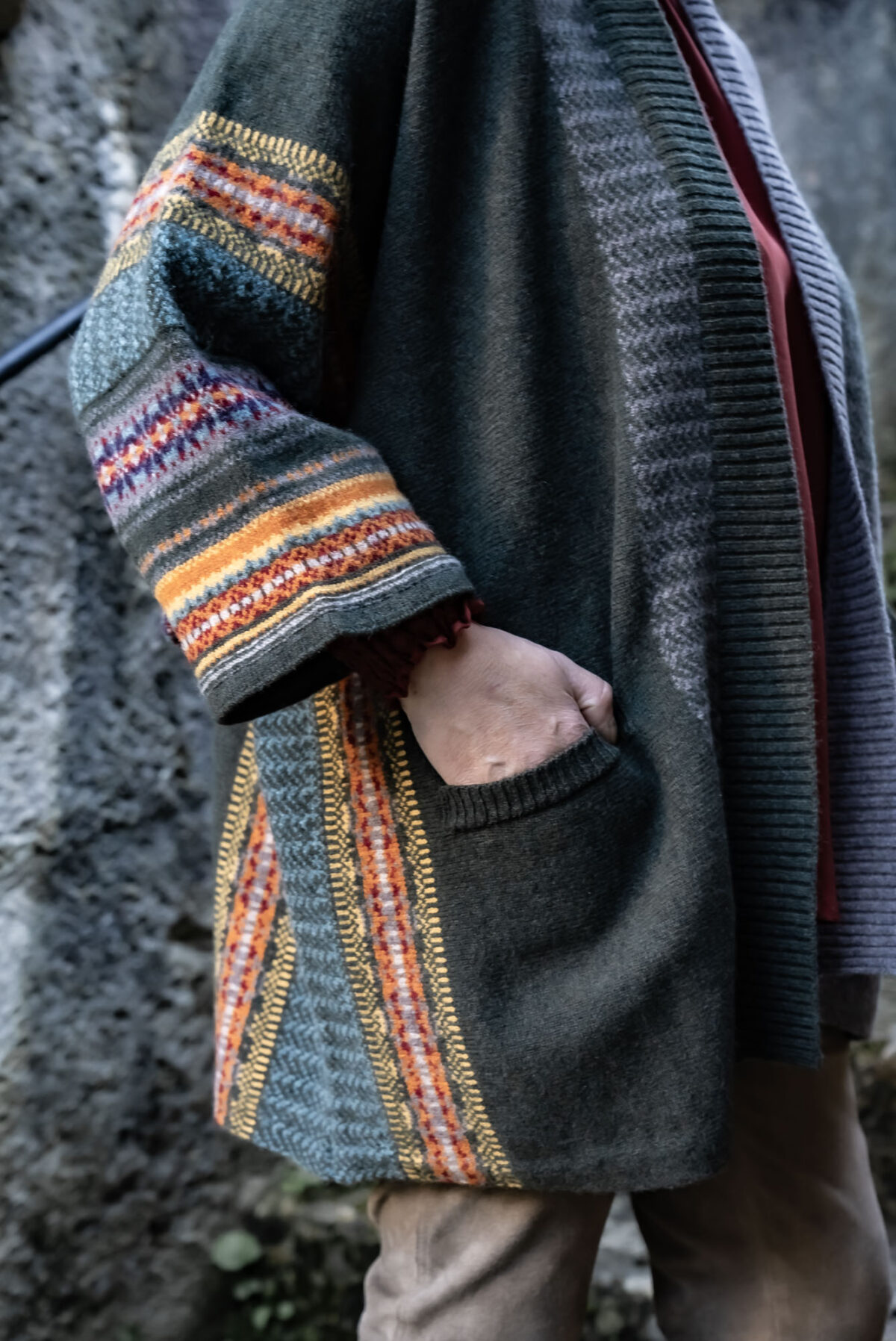 Strickponcho
