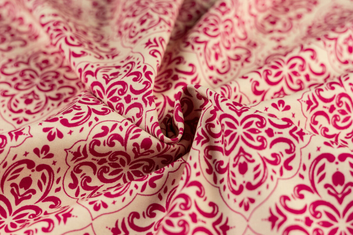 Baumwollstoff pink Allover