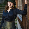 Schwarze Damenbluse - Image 3
