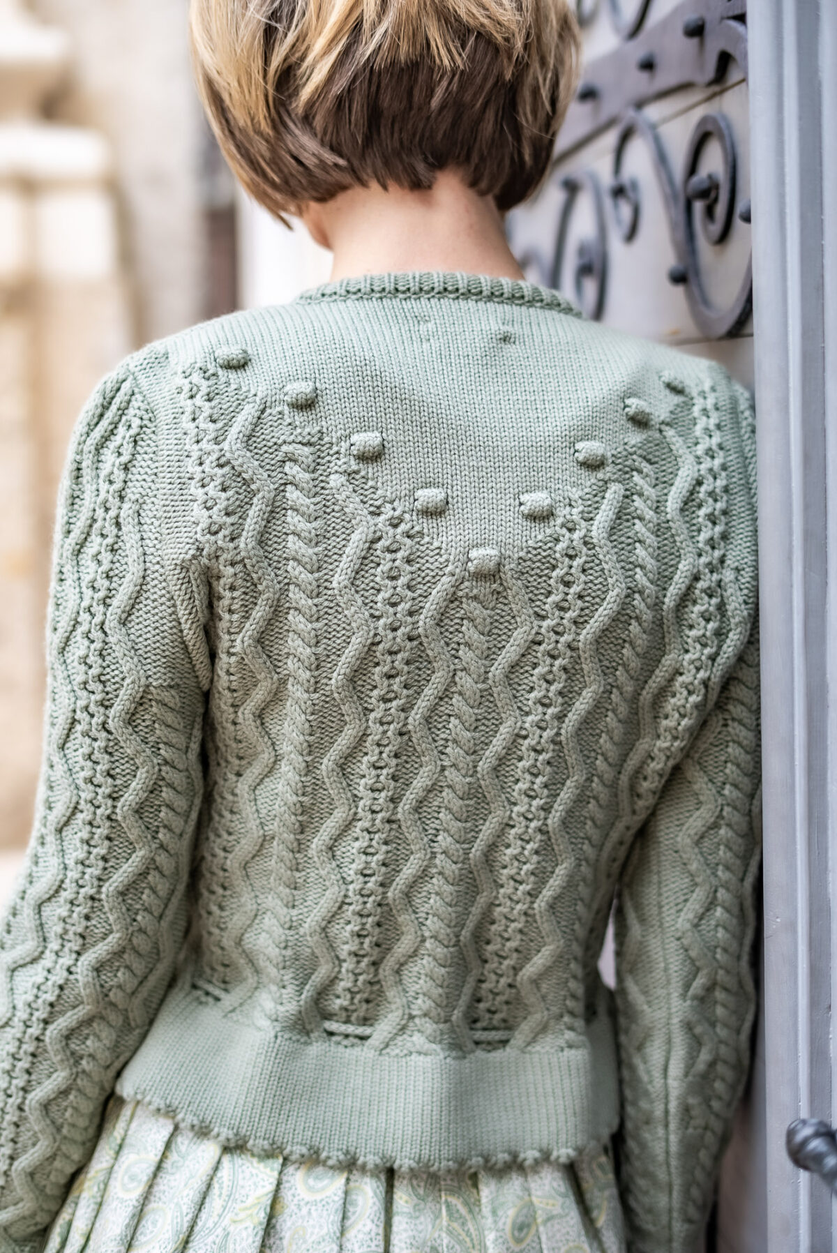 Strickjacke mit Tunnelzug – Bild 3