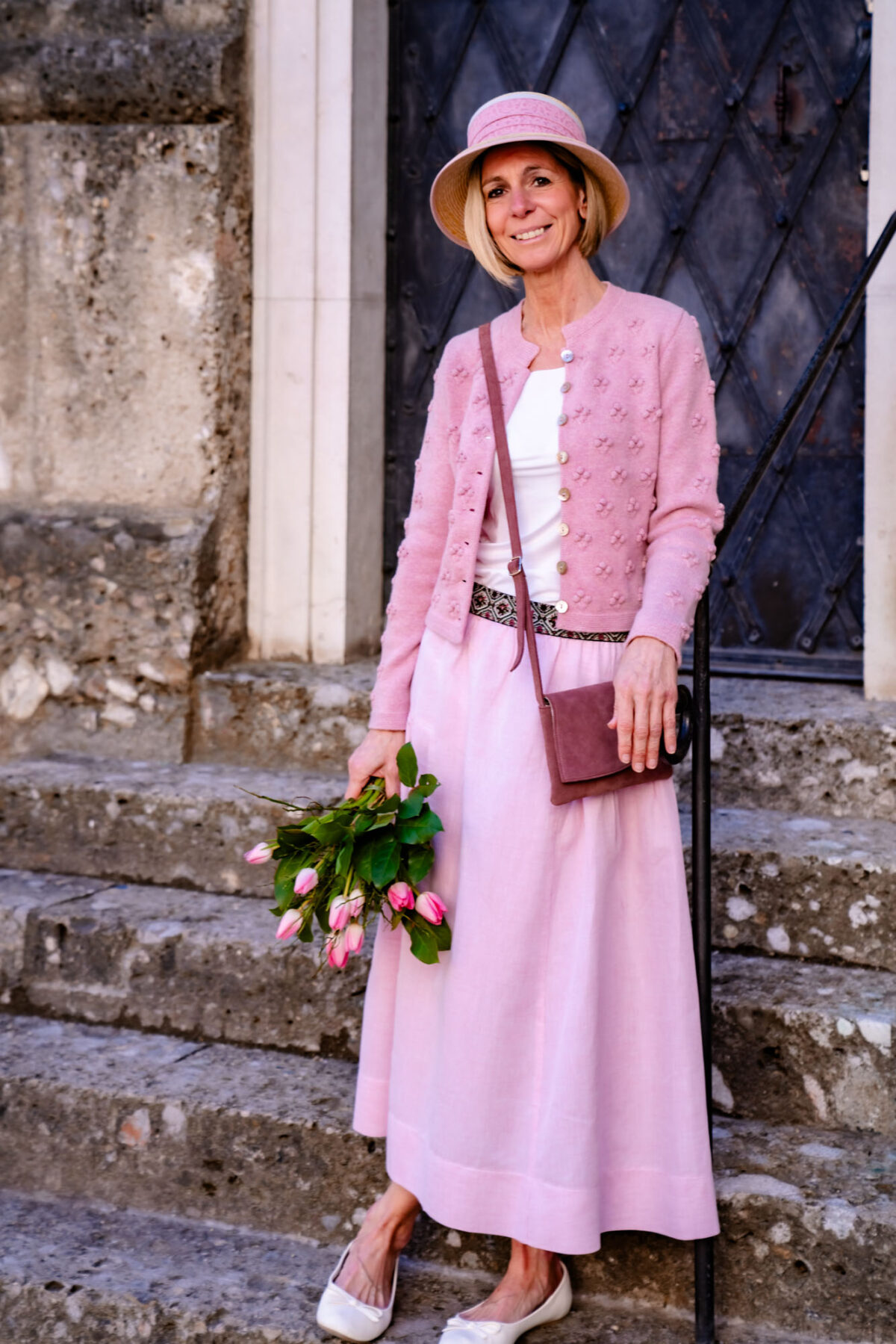 Damenrock rosa