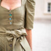 Seidenkleid mit Schärpe - Image 2