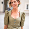 Seidenkleid mit Schärpe - Image 3