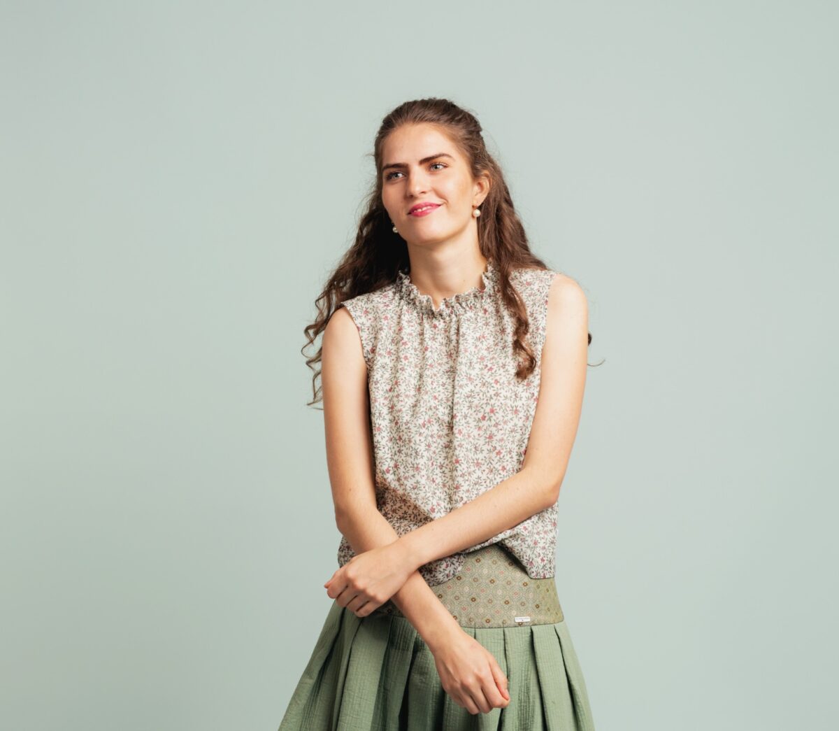 Damenbluse floral