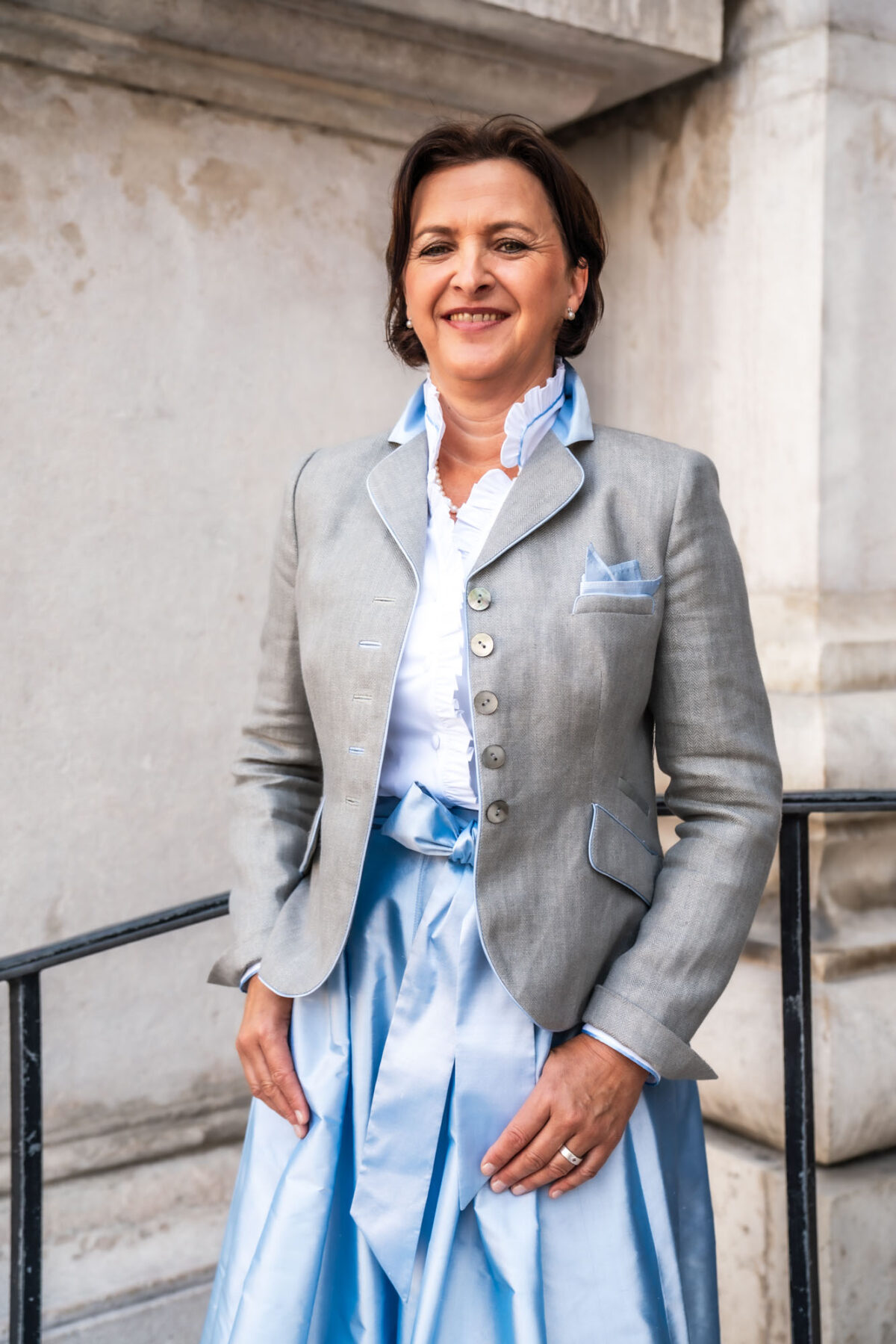 Damenblazer in  Leinen