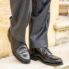 eleganter Herrenschuh schwarz – Bild 2