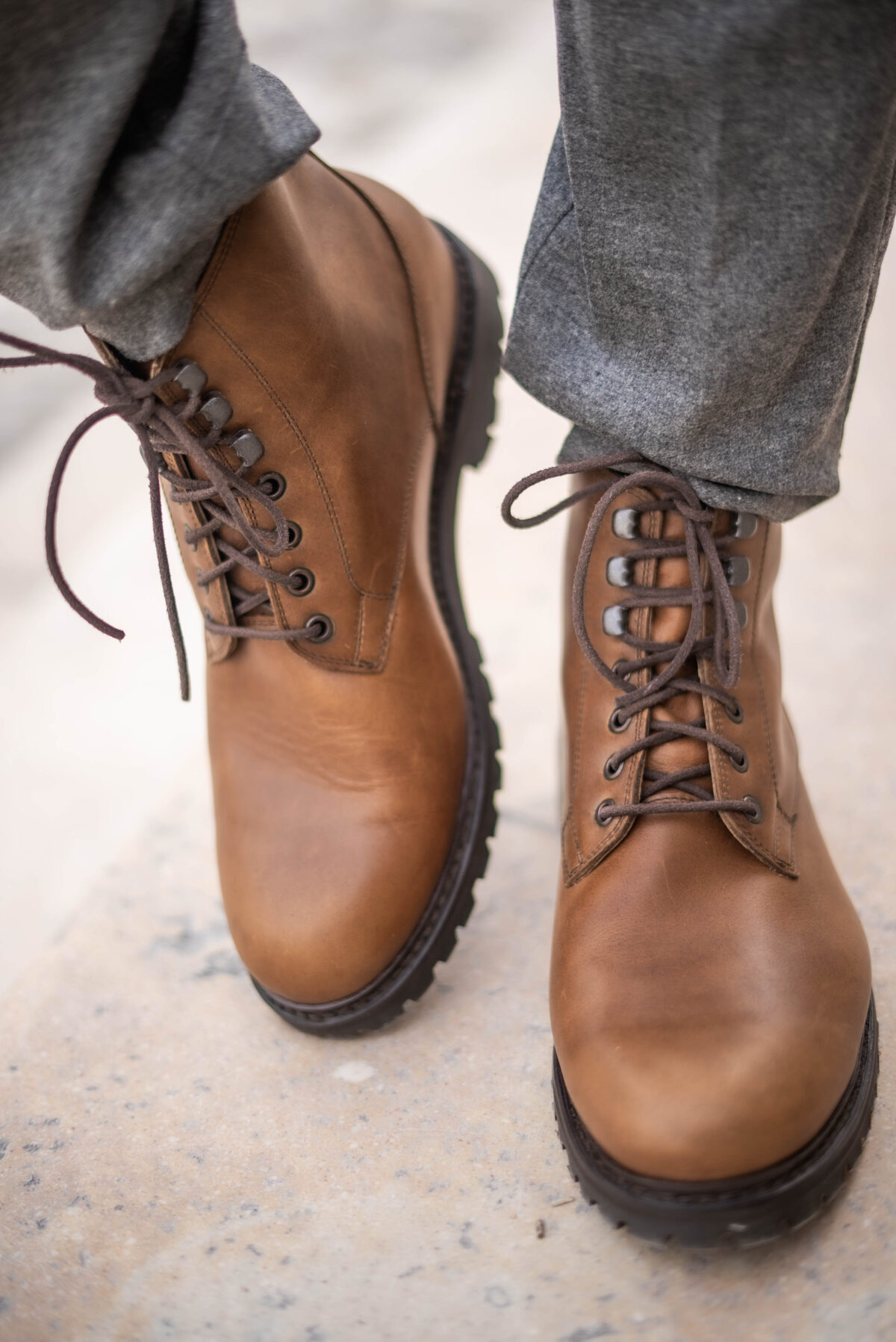 Herrenschuh in Rindsleder