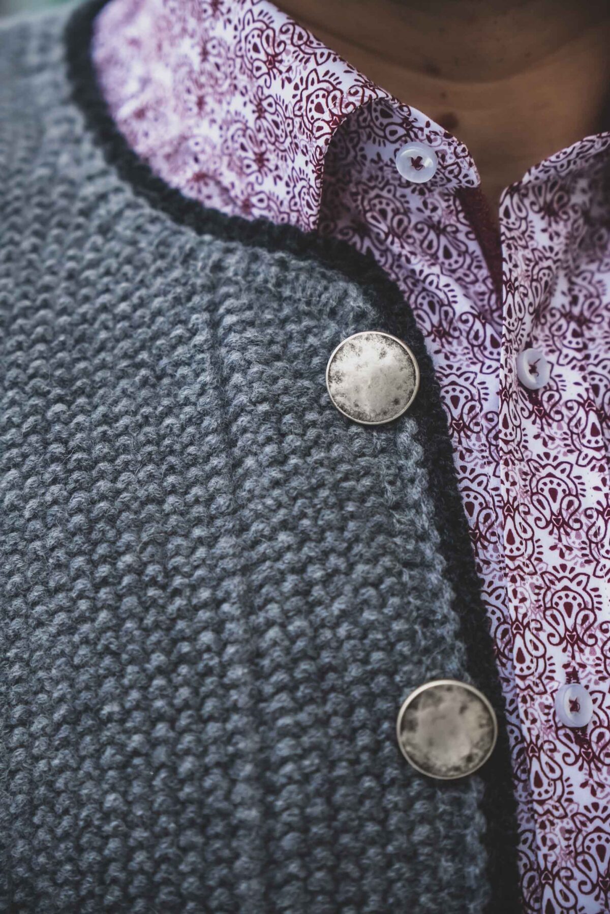 Herrenstrickjacke – Bild 5