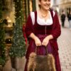 Ledertasche mit Fellrand – Bild 2