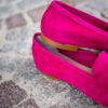 Leder Damenschuh Pink – Bild 3
