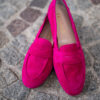 Leder Damenschuh Pink – Bild 2