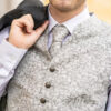 Herrenweste Gilet in Seide - Image 5
