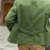 Jacke aus gewaschener Baumwolle grün mit grau – Bild 5