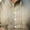 Herren Leinenpfoad oliv – Bild 3