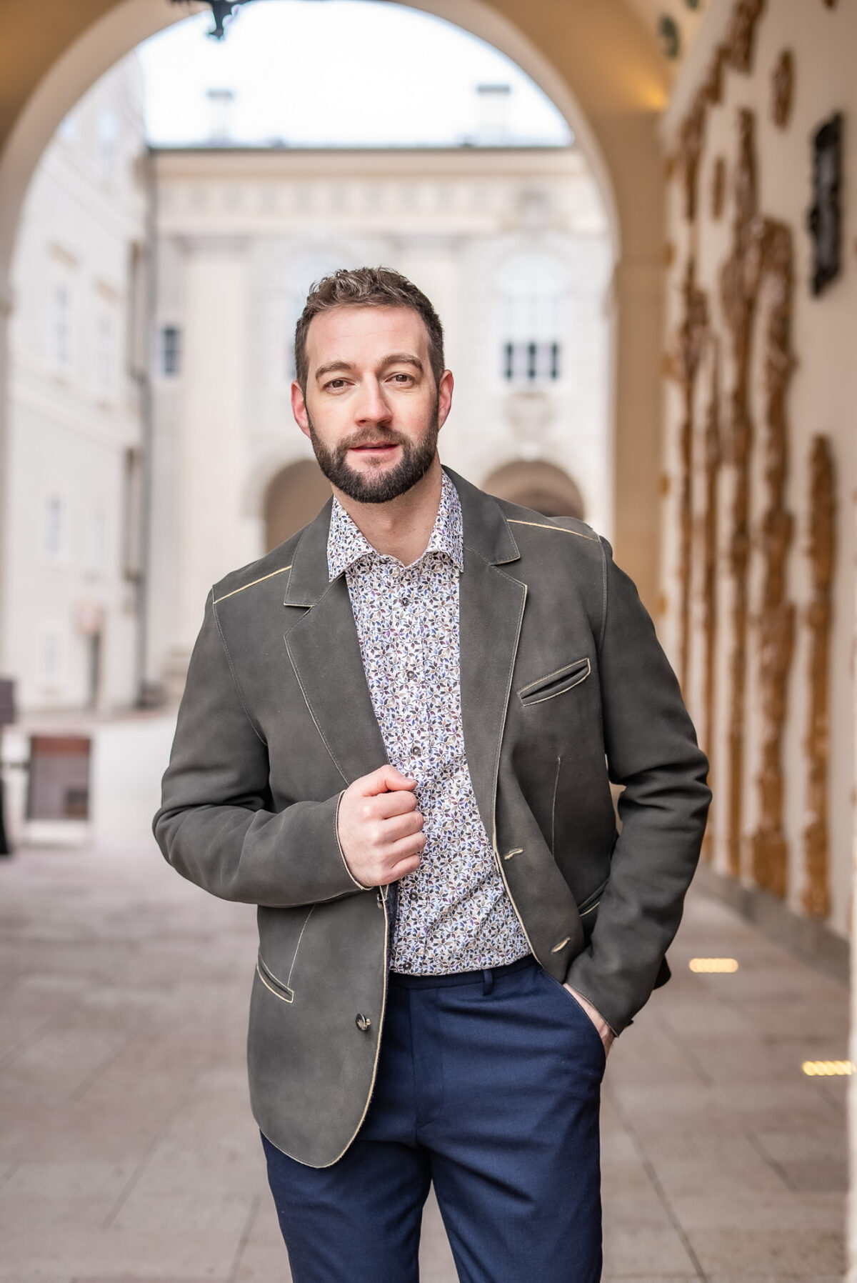 Hirschlederjacke mit Büffelhornknöpfe – Bild 6