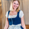 Servus Blaudruck Dirndl – Bild 5