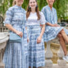 Damen Stretchkleid Handdruck - Image 4
