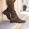 Damenschuh Antikbock moor – Bild 3