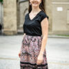 Damenshirt schwarz mit Spitze - Image 2