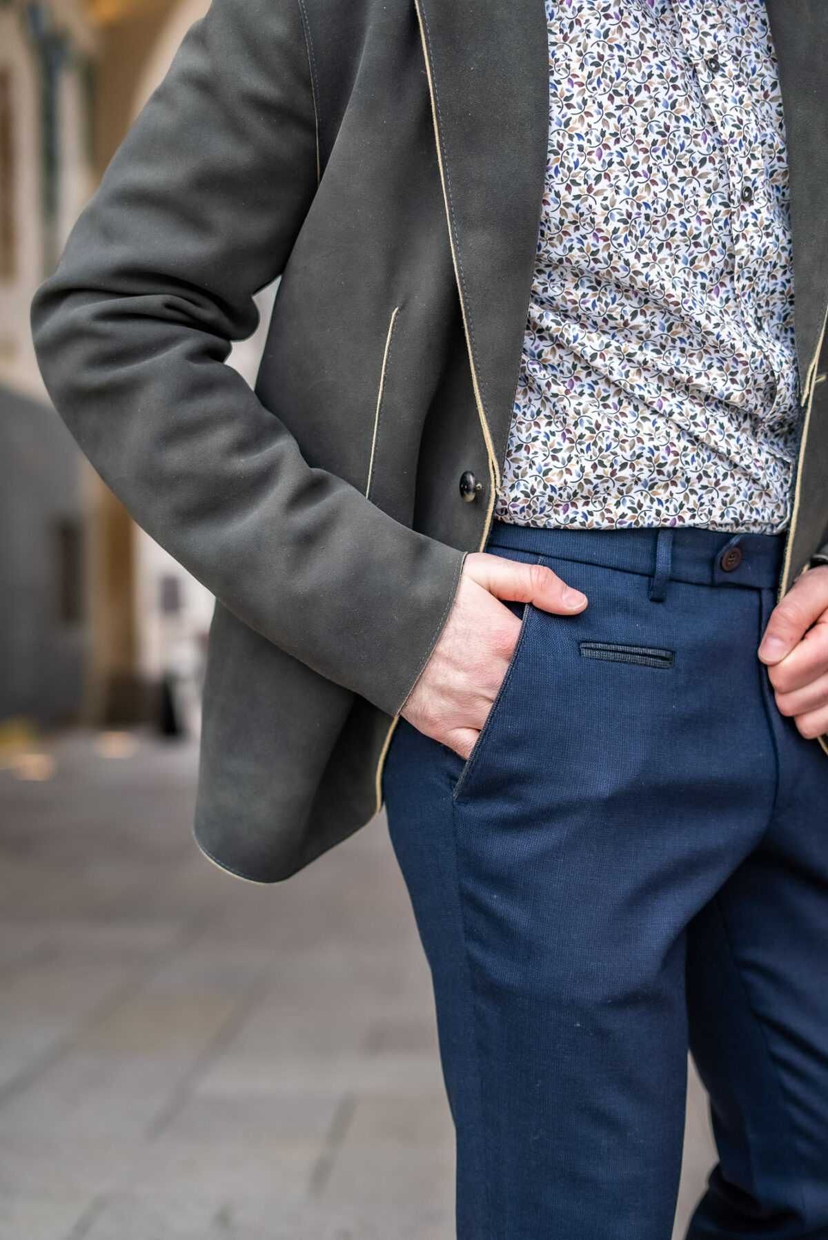Hirschlederjacke mit Büffelhornknöpfe – Bild 7