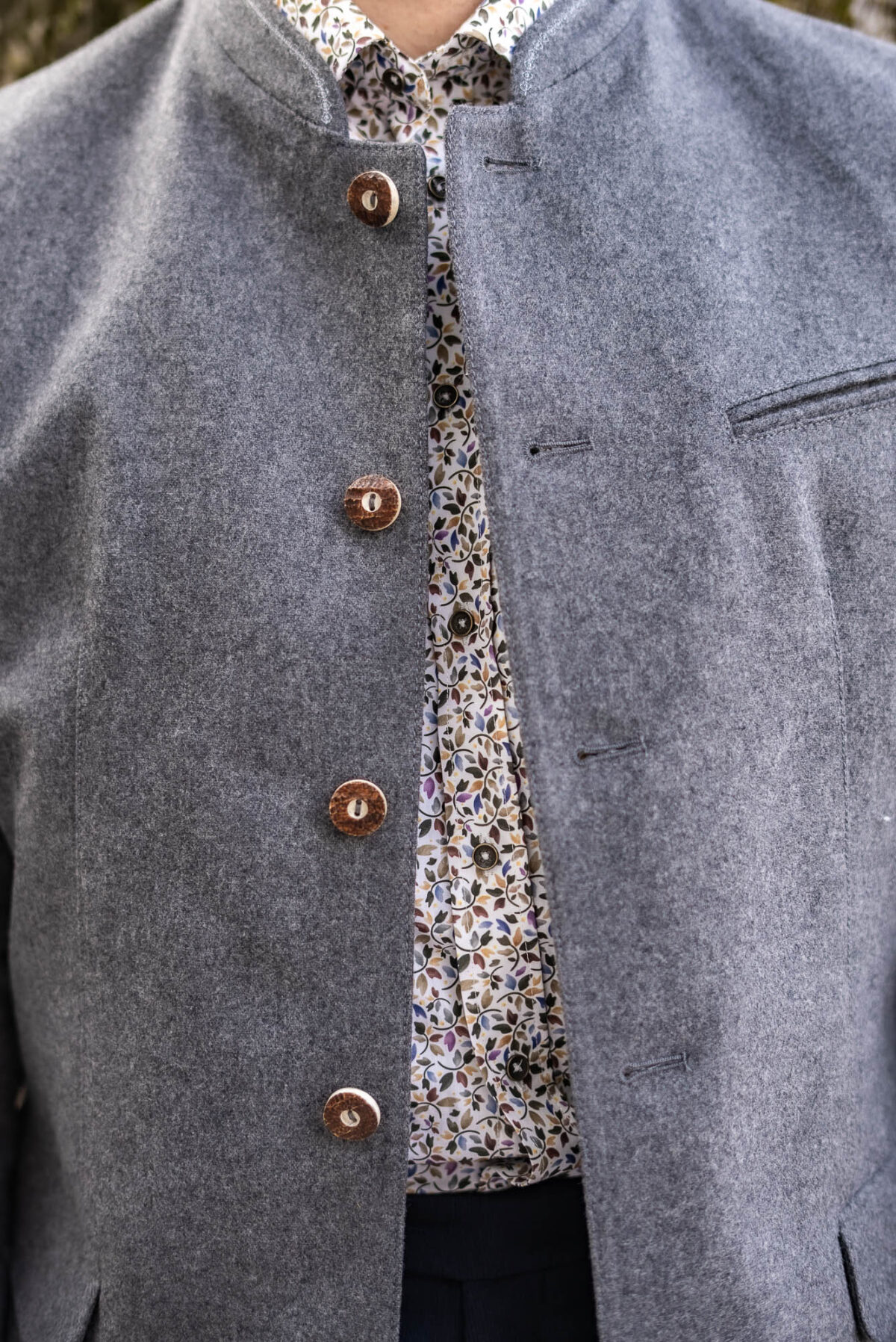 Herrenjacke Loden – Bild 5