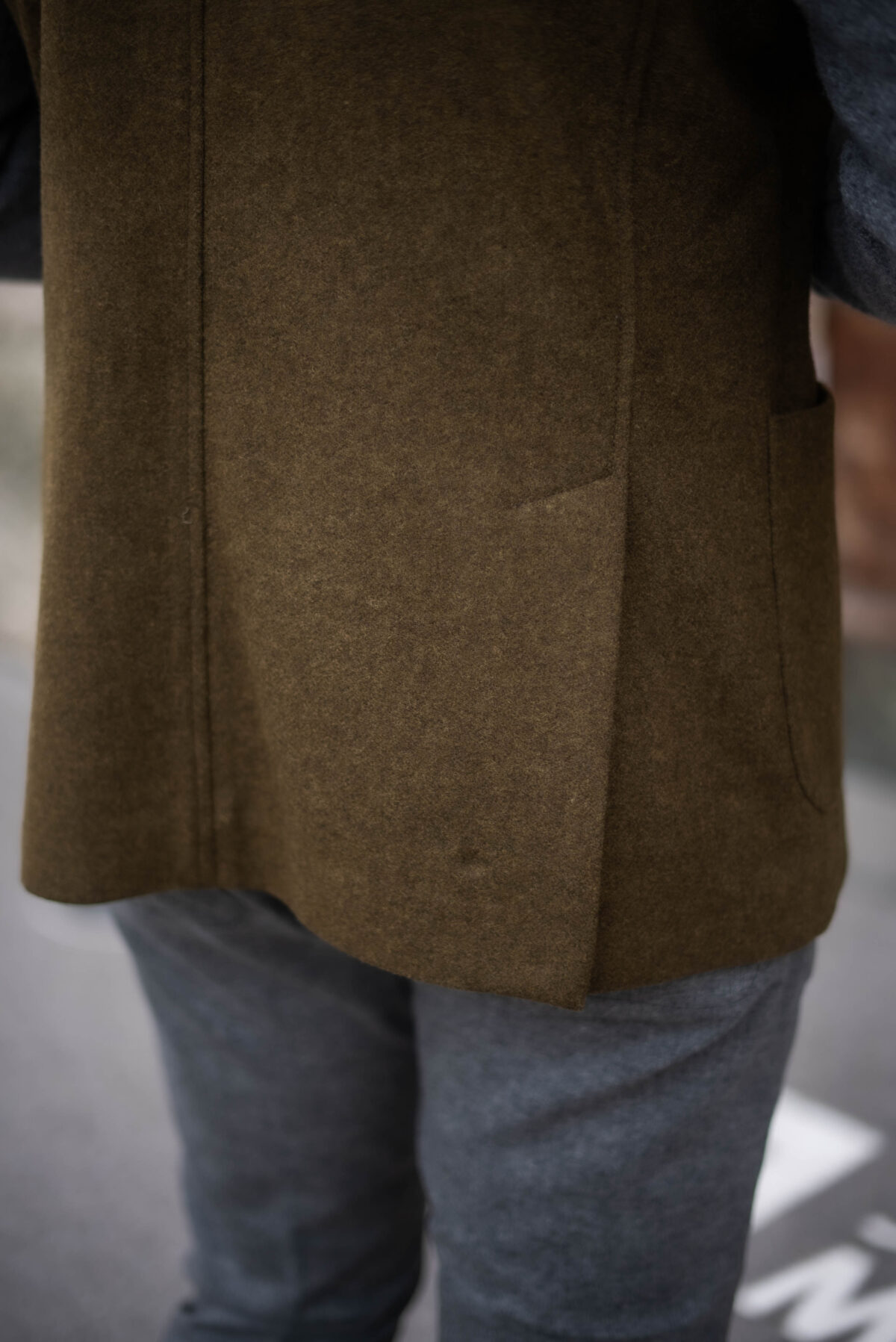 Jacke mit Loden u. Strick – Bild 5