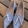 Damenschuh Lurex Jeans – Bild 3